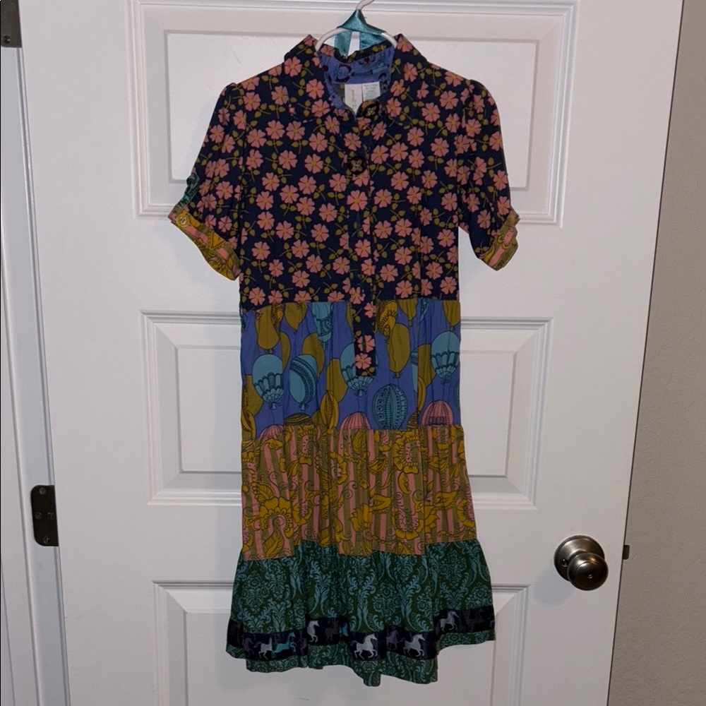 Floral Patchwork Dress
